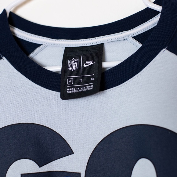 Men's Nike Chicago Bears Go Bears Throwback Sweatshirt - Picture 4 of 5